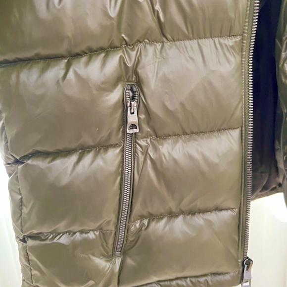 Guess Hooded Quilted Puffer Jacket - Military Olive Green - Picture 6 of 16